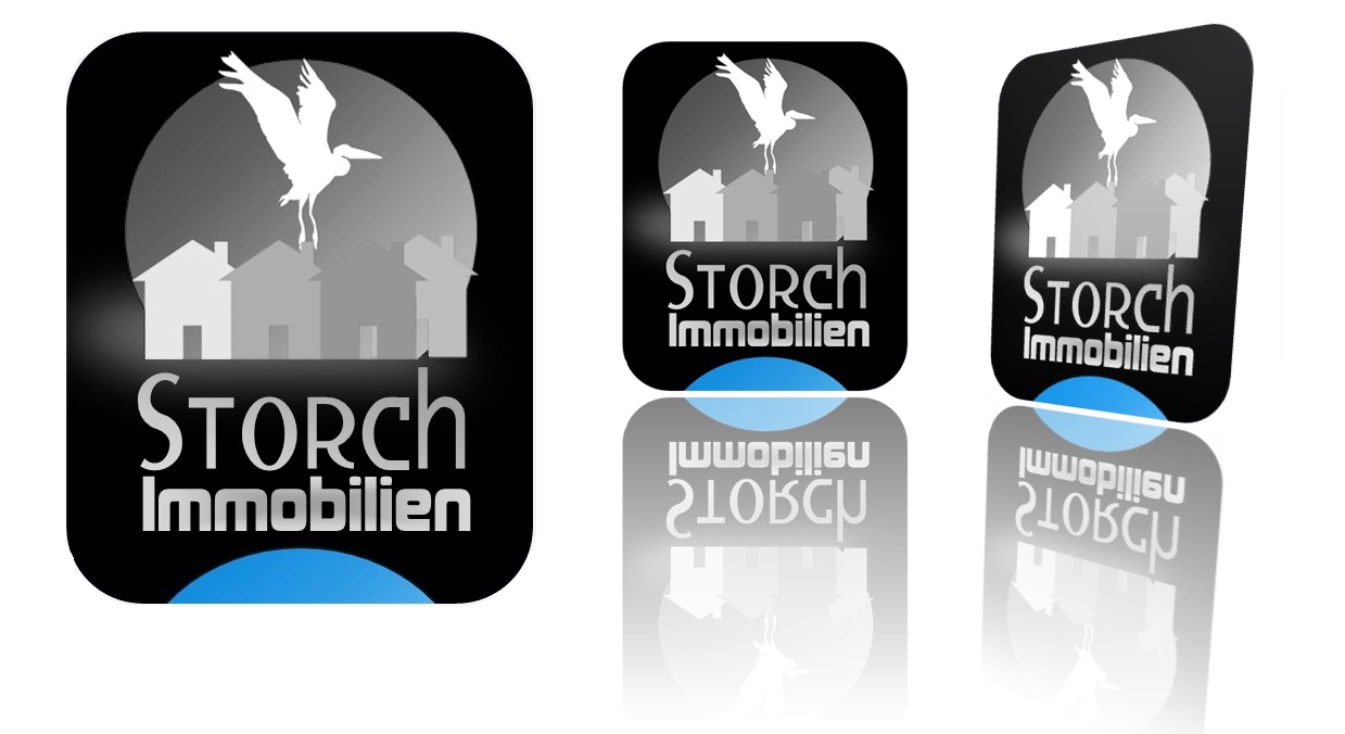 Logo-Design von ChinMaya für Storch Immobilien | Design #2536783