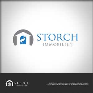 Logo-Design von mvillamin für Storch Immobilien | Design #2554841