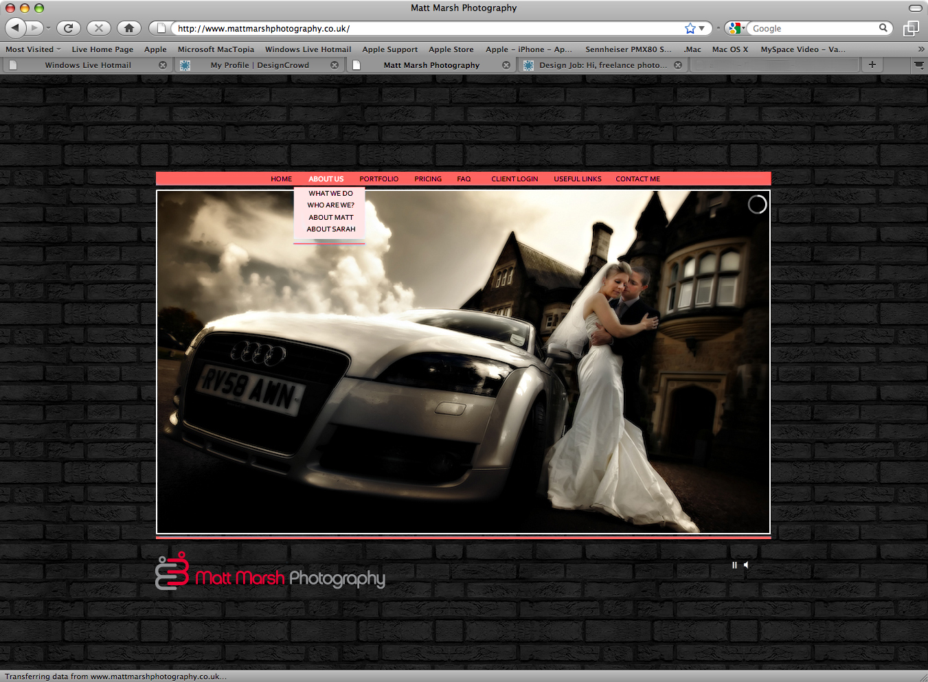 Logo Design by Alistair Lawson for matt marsh photography | Design #34169