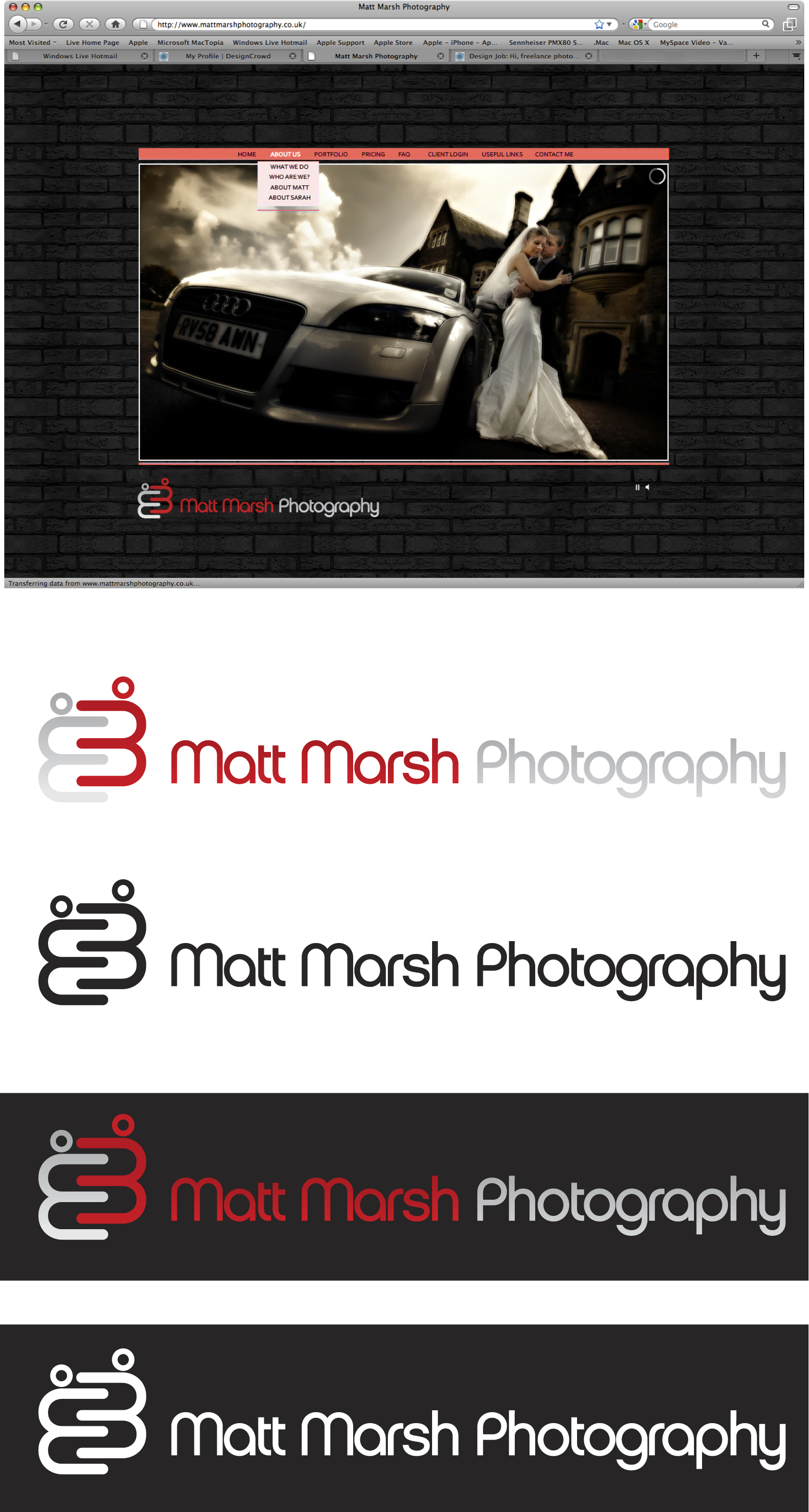 Logo Design by Alistair Lawson for matt marsh photography | Design #35050