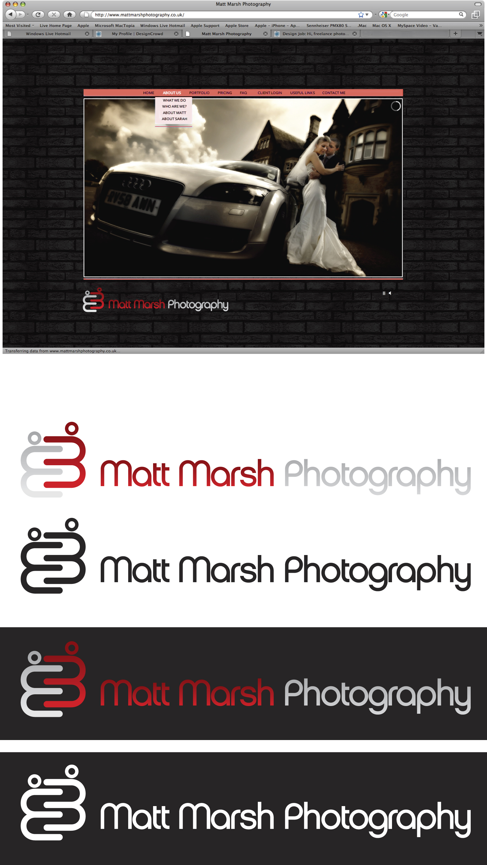 Logo Design by Alistair Lawson for matt marsh photography | Design #35062