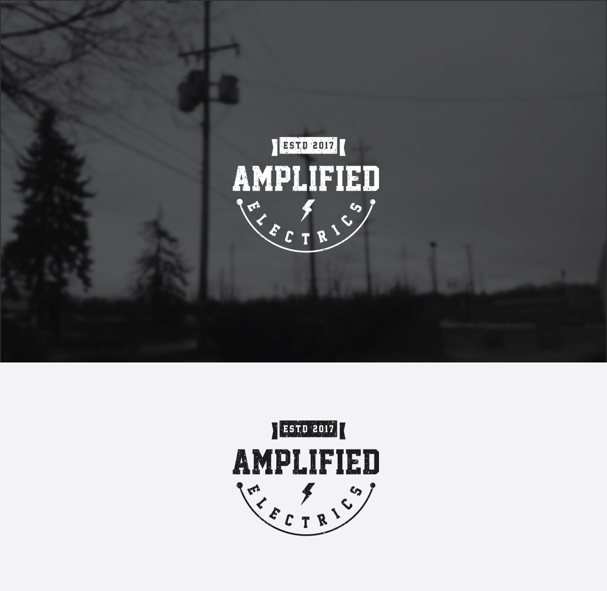 Logo Design by somani for Amplified Electrics | Design #14053923