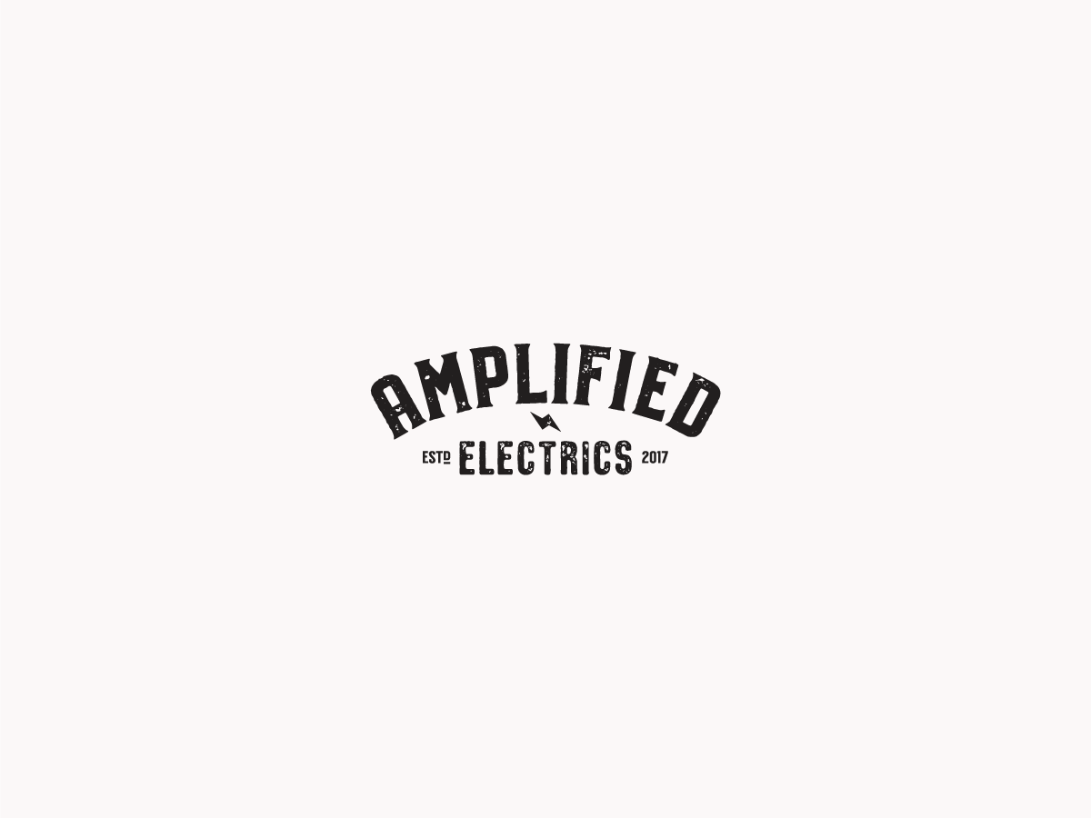 Logo Design by GBDESIGN for Amplified Electrics | Design #14182645