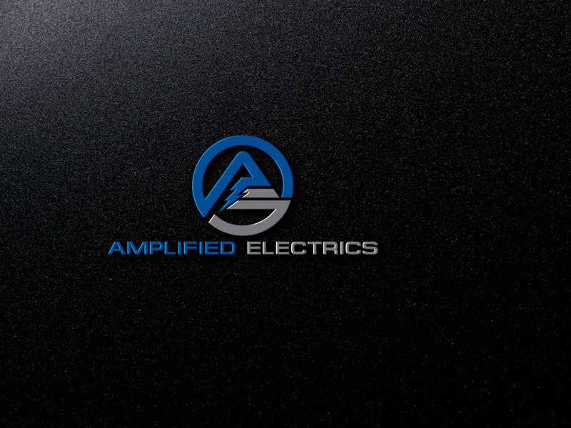 Logo Design by rafa studio for Amplified Electrics | Design #14106921
