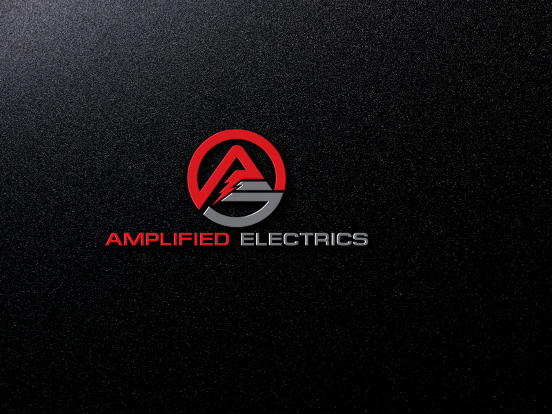Logo Design by rafa studio for Amplified Electrics | Design #14106929