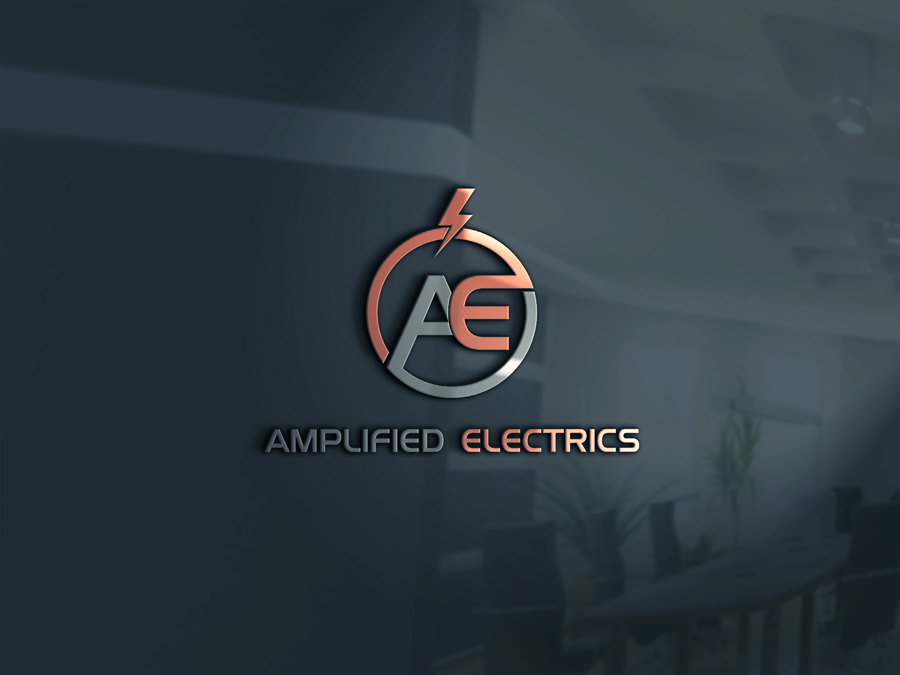Logo Design by logout babu for Amplified Electrics | Design #14055642