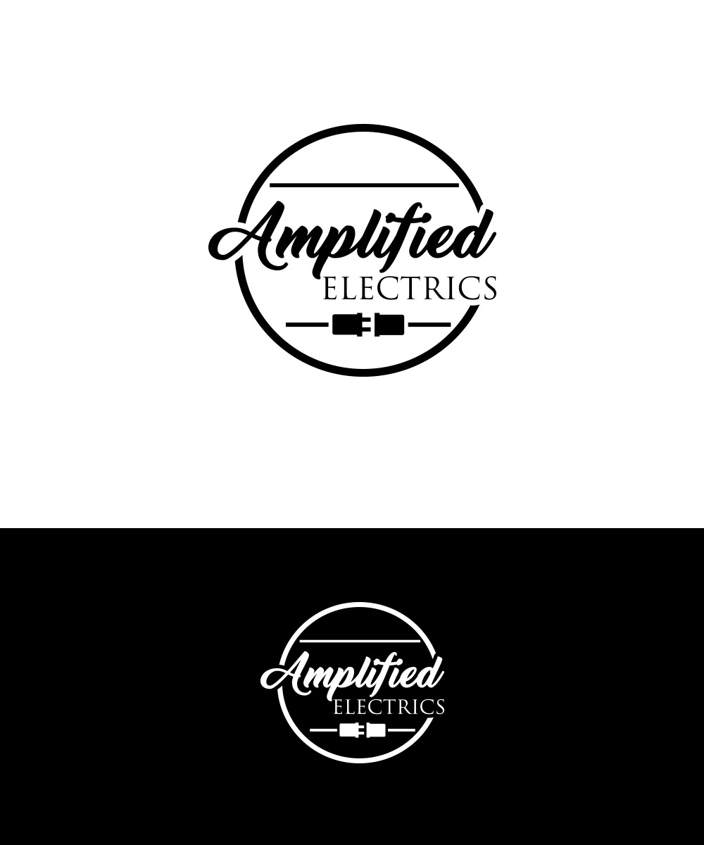 Logo Design by Miss Creative for Amplified Electrics | Design: #14062087