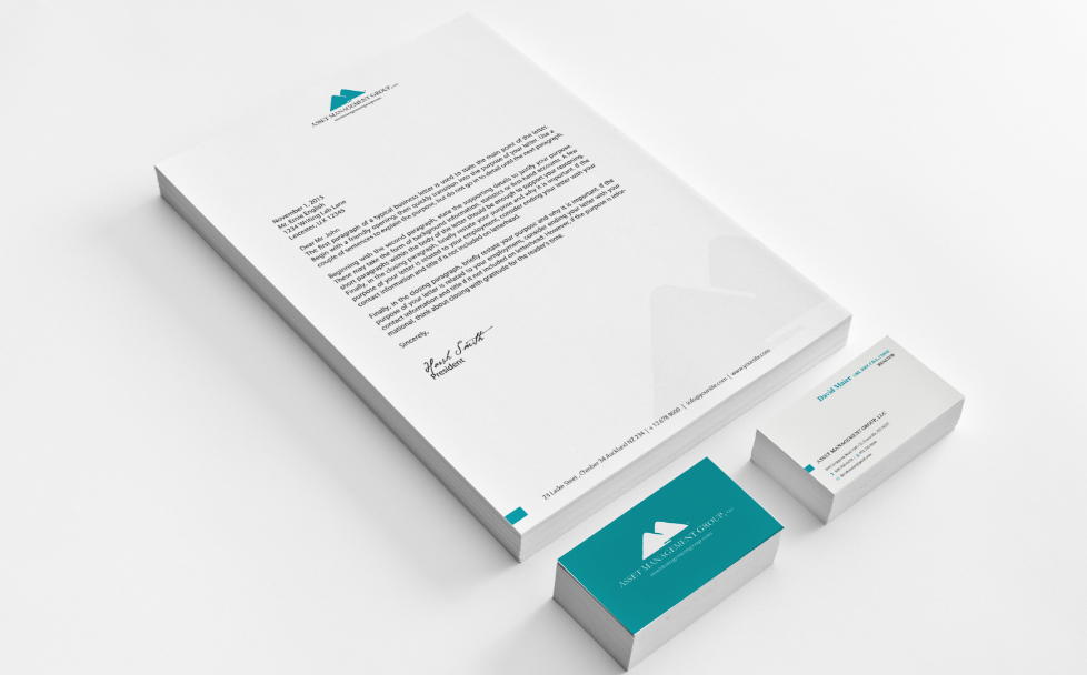 Diseño de Tarjeta de Presentación por Sarah Mathews para Asset Management Group, LLC. | Diseño #14094682