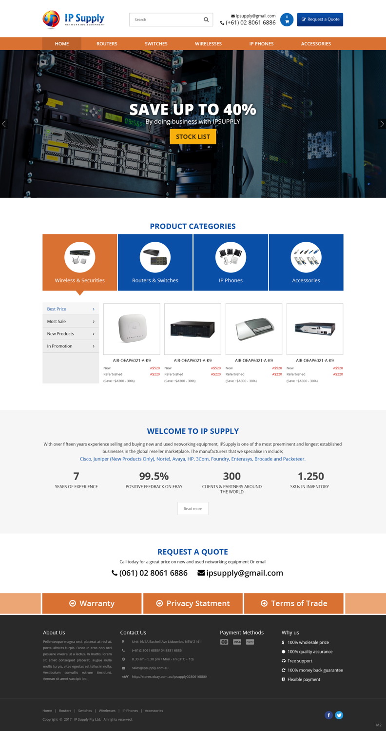 Diseño Web por pb para Daniel Vu | Diseño #15722170