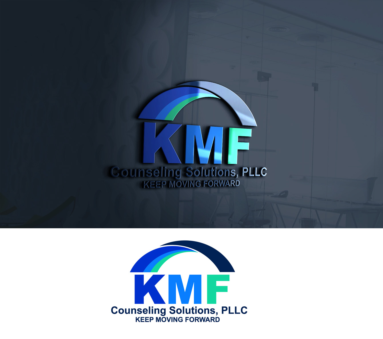 Logo Design by opieq for KMF Counseling Solutions, PLLC | Design #14055943