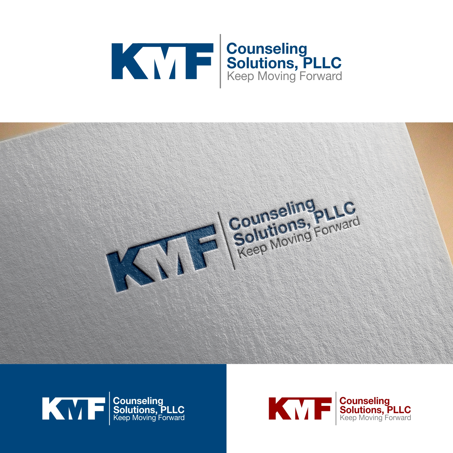 Logo Design by manto.bjb for KMF Counseling Solutions, PLLC | Design #14056154