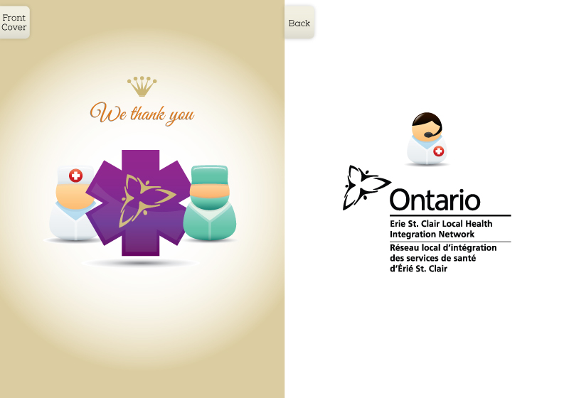Greeting Card Design by  Muller Villegas for Erie St. Clair LHIN | Design #2509348