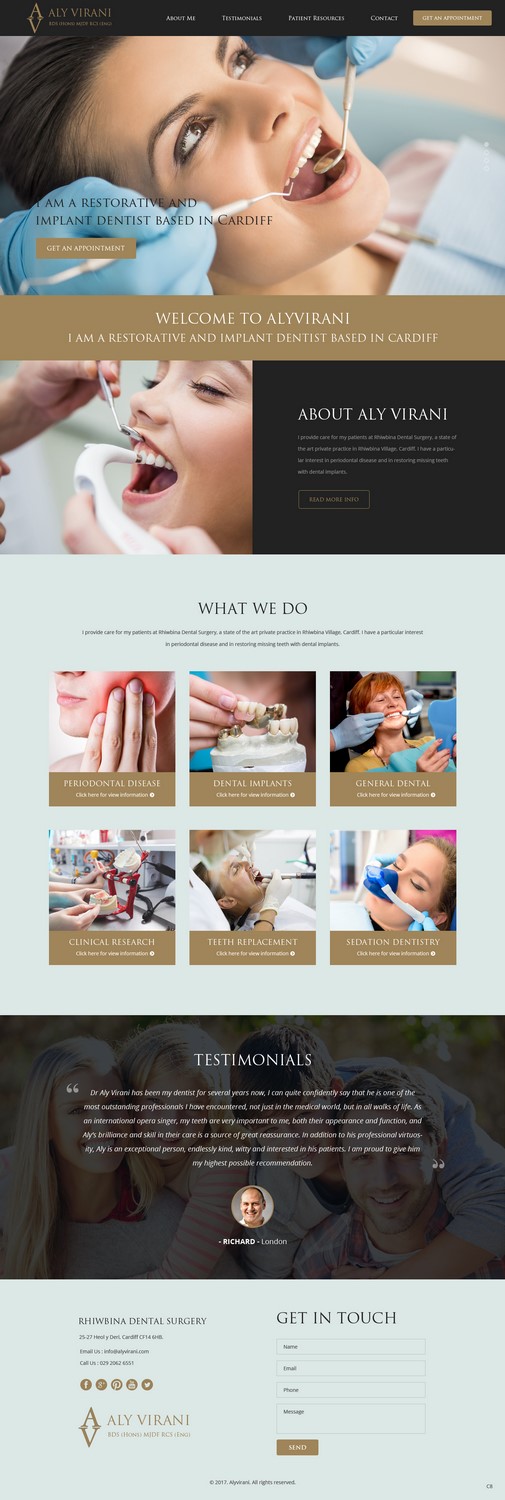 Diseño Web por pb para Aly Virani | Diseño #14056828