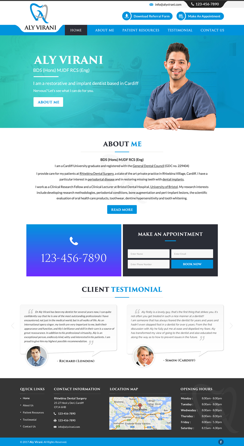 Web-Design von jdv für Aly Virani | Design #14052235