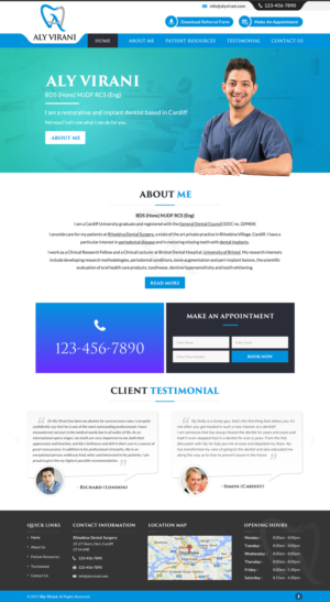Web-Design von jdv für Aly Virani | Design: #14052235