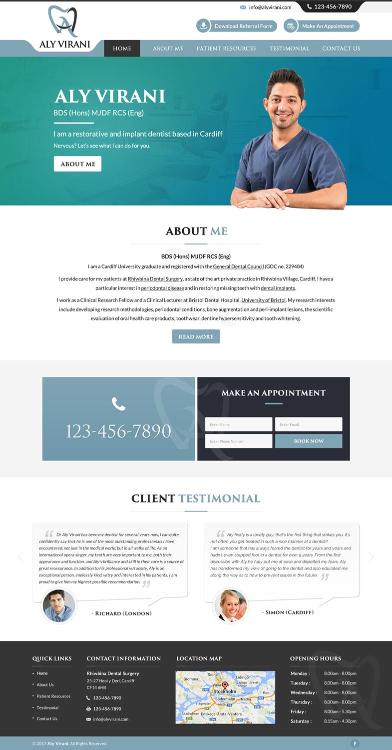 Diseño Web por jdv para Aly Virani | Diseño #14053903