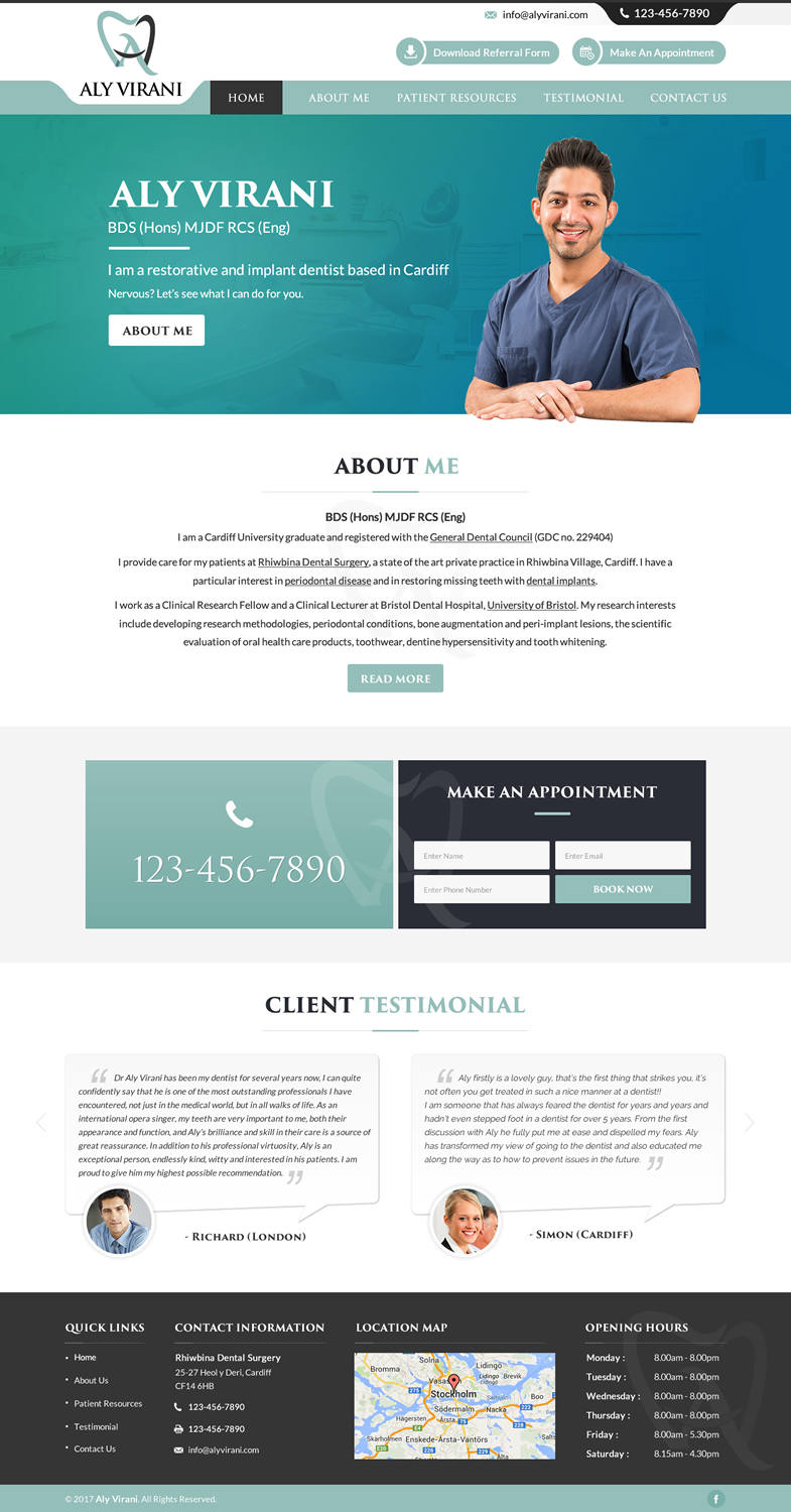 Diseño Web por jdv para Aly Virani | Diseño #14053904