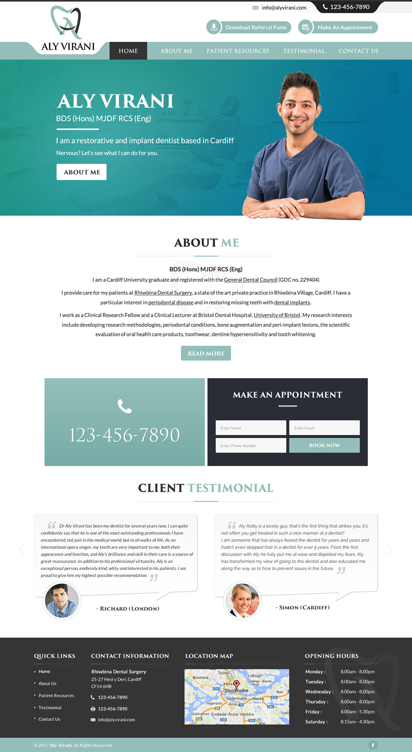 Diseño Web por jdv para Aly Virani | Diseño #14053905