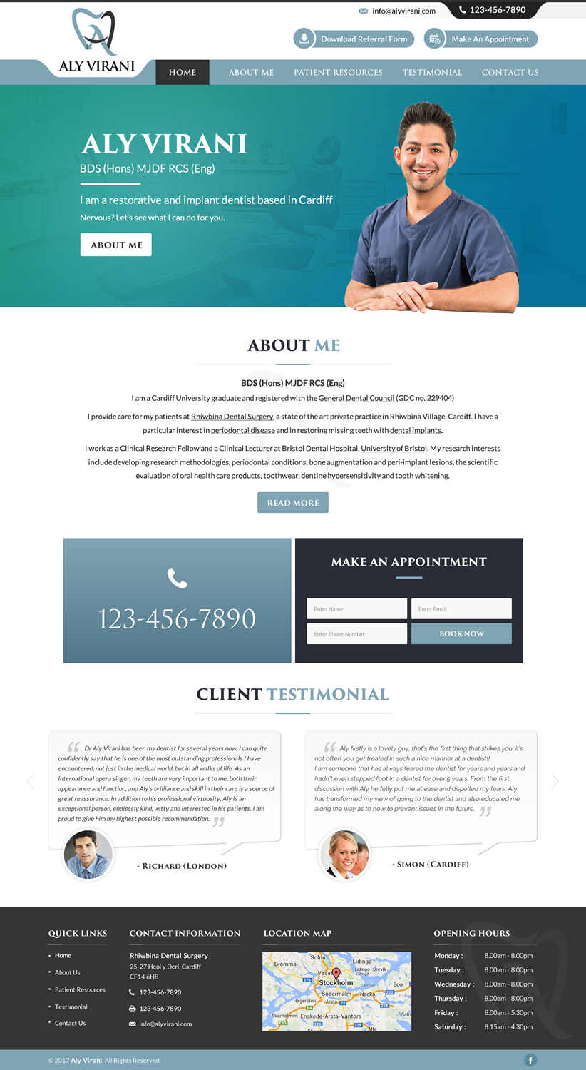Diseño Web por jdv para Aly Virani | Diseño #14053907