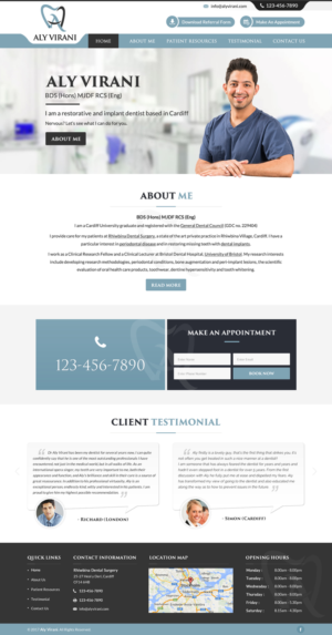 Web-Design von jdv für Aly Virani | Design: #14053919