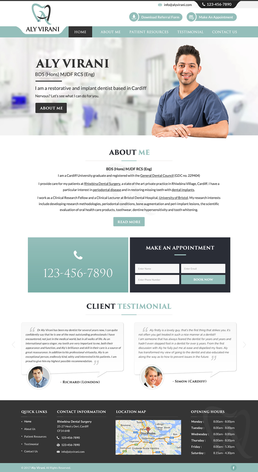 Web Design by jdv for Aly Virani | Design #14053920