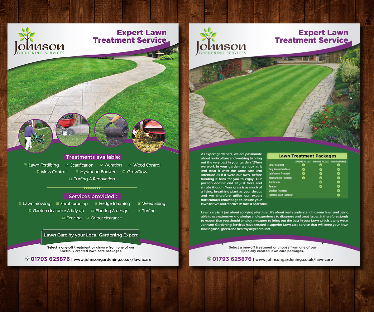 Flyer Design by Designers Hub for Johnson Gardening Services Ltd | Design #14057054