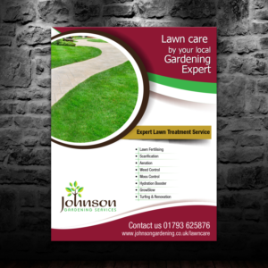 Flyer Design by theblueart for Johnson Gardening Services Ltd | Design: #14072946