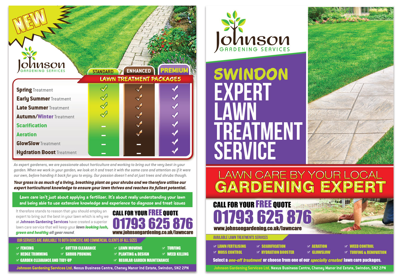 Flyer Design by UrbainFX for Johnson Gardening Services Ltd | Design #14074805