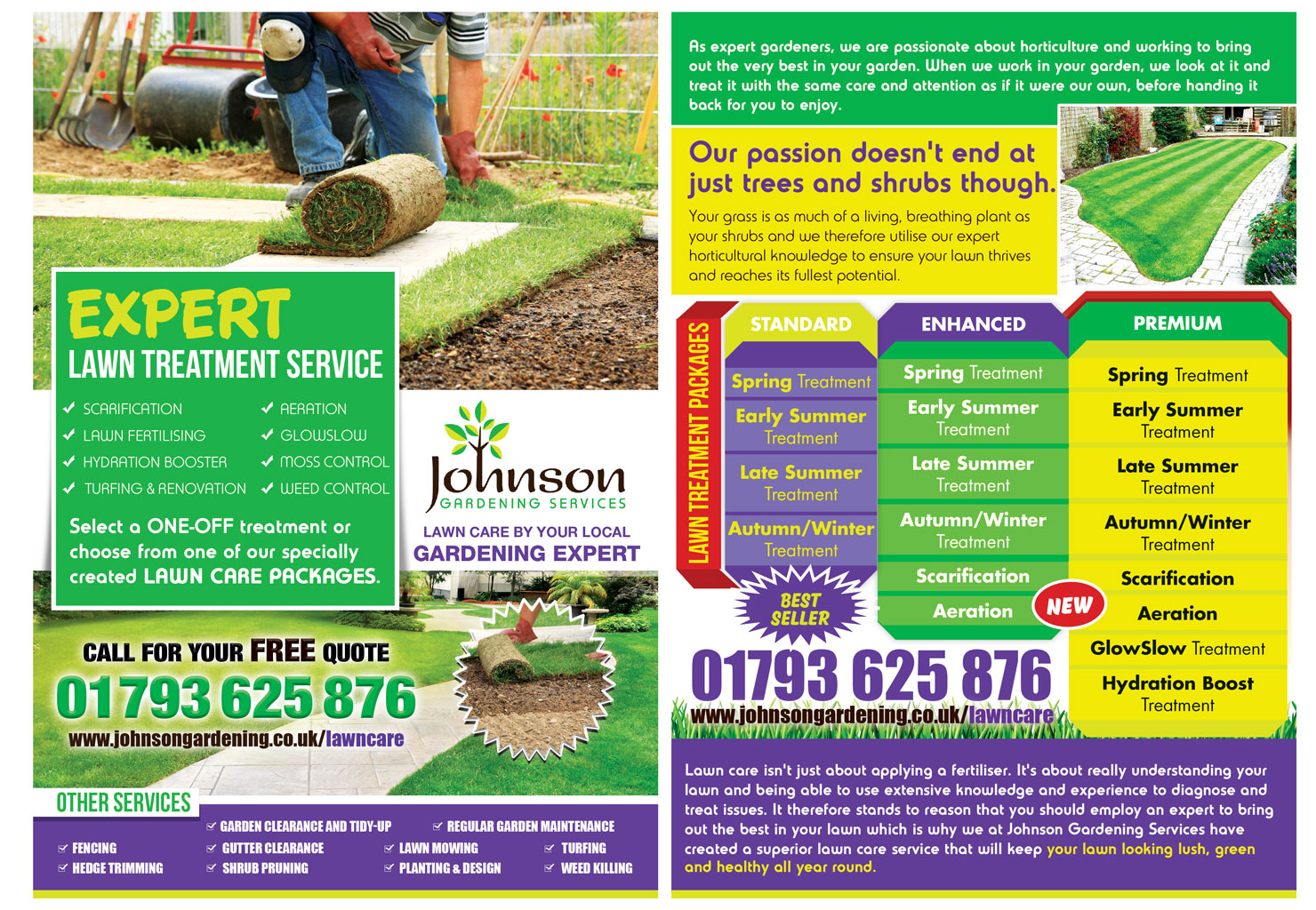 Flyer-Design von UrbainFX für Johnson Gardening Services Ltd | Design #14083897