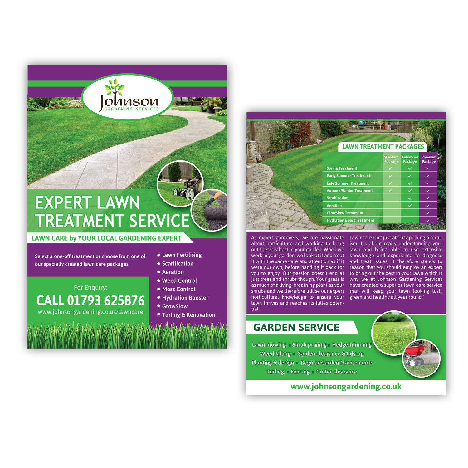 Flyer Design by Sheilah for Johnson Gardening Services Ltd | Design #14091264