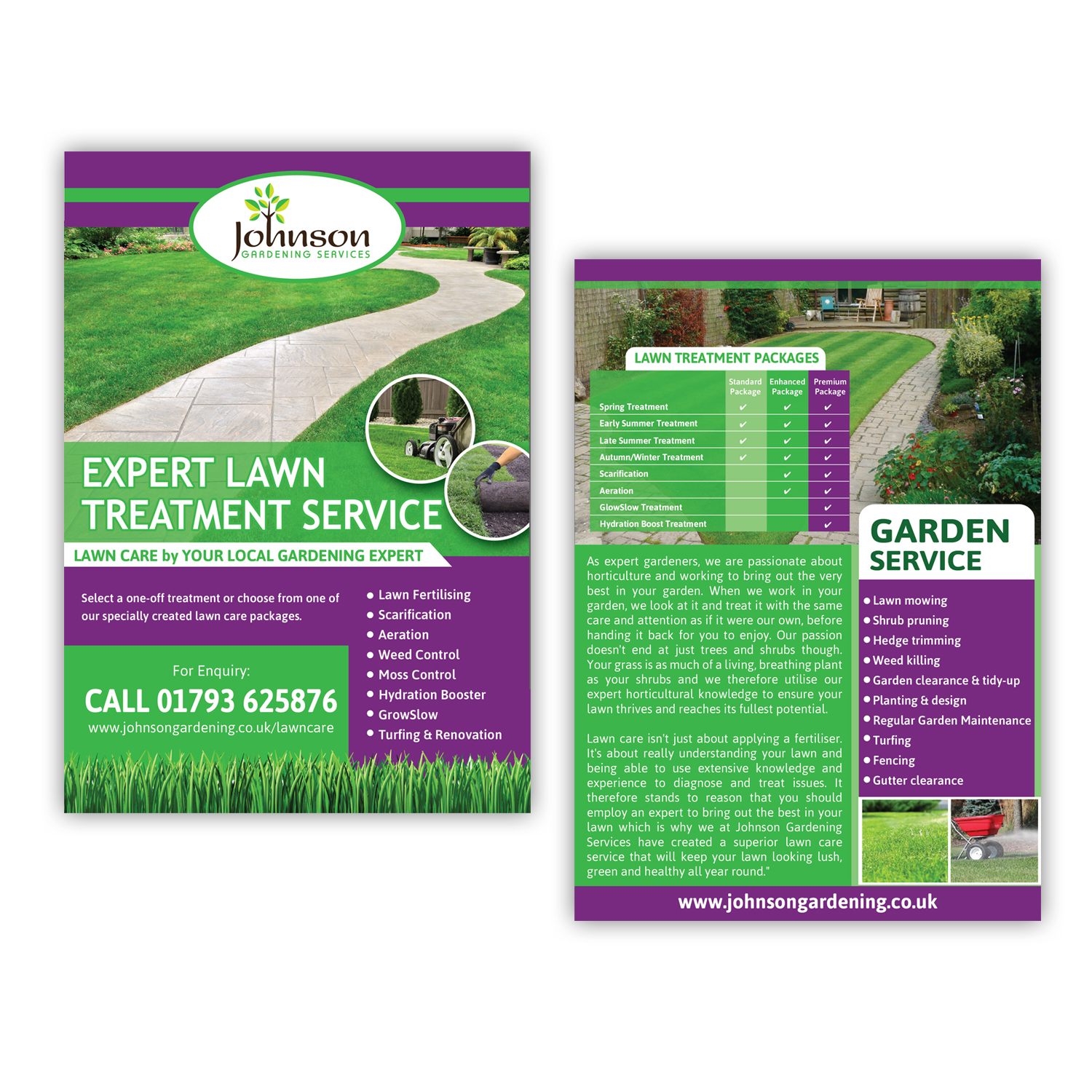 Flyer Design by Sheilah for Johnson Gardening Services Ltd | Design #14091265
