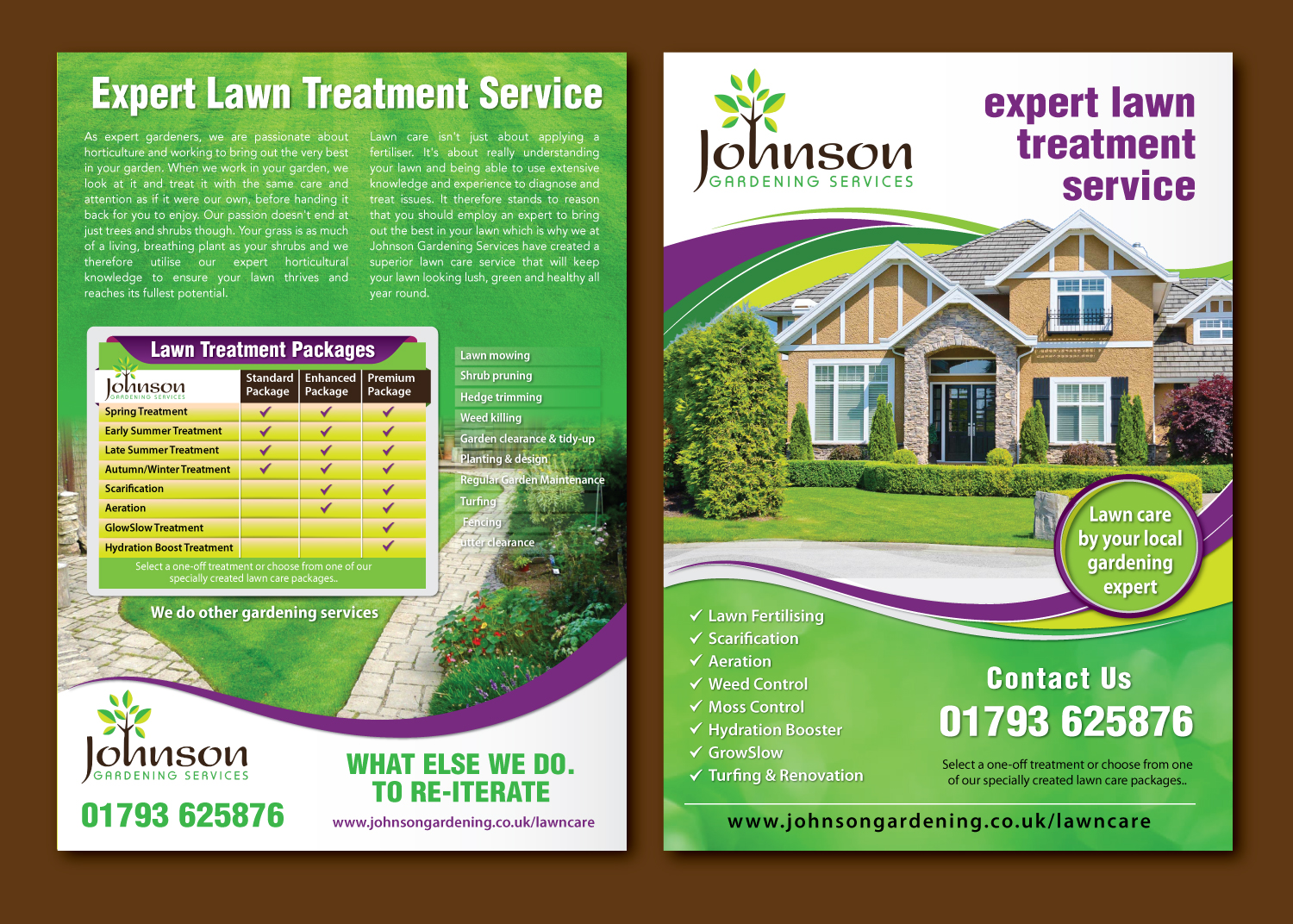Flyer Design by Shiya@India for Johnson Gardening Services Ltd | Design #14072075