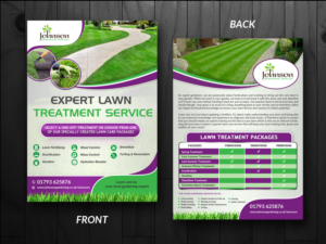 Flyer Design by innovative earth for Johnson Gardening Services Ltd | Design: #14067517