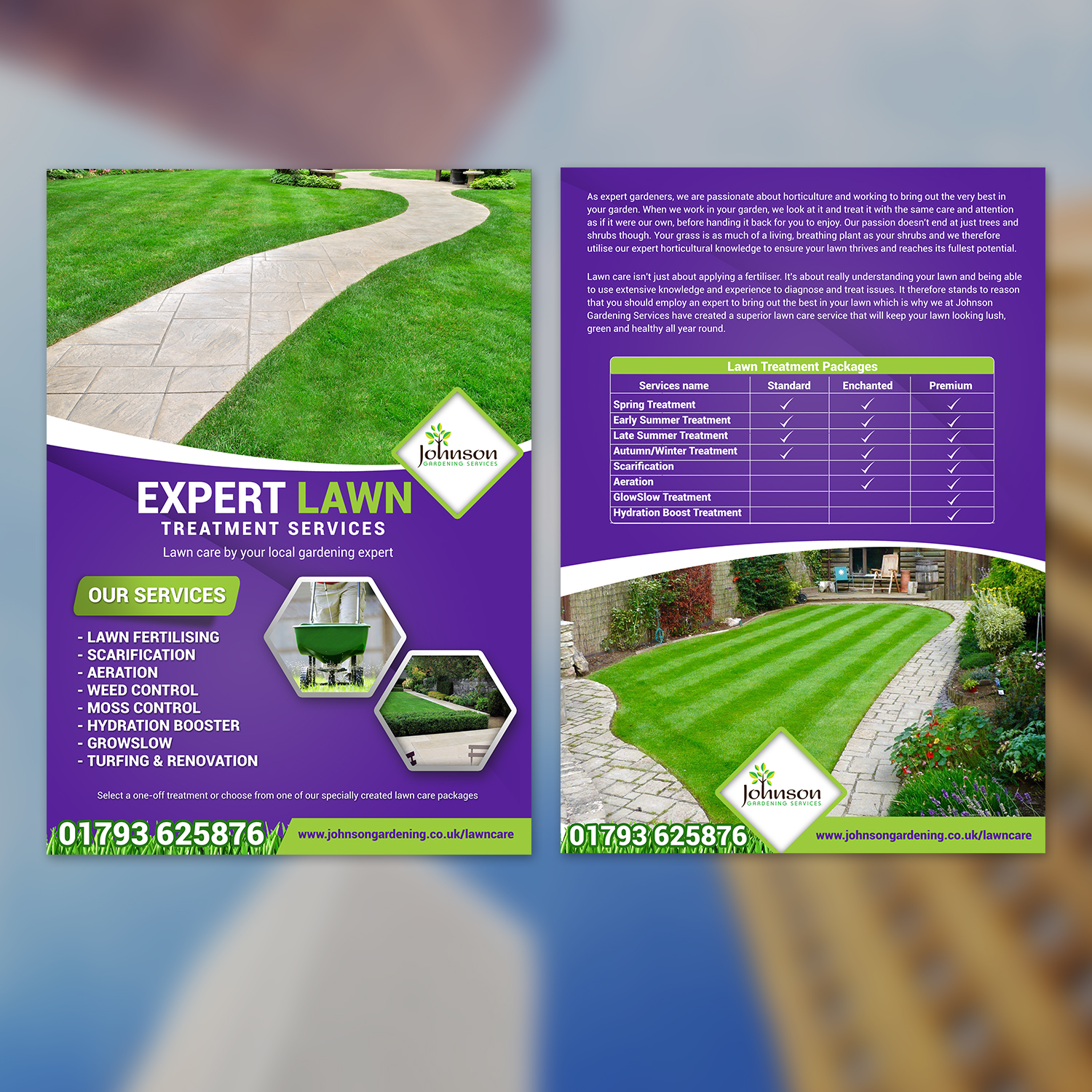 Flyer Design by AdyVR for Johnson Gardening Services Ltd | Design #14097367