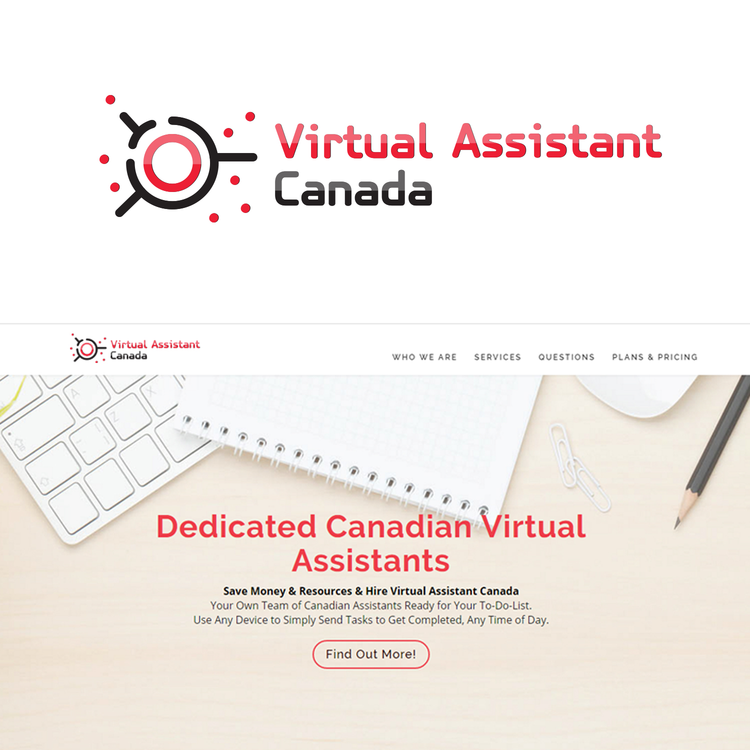 Logo-Design von Durnea Cristian für GetAssistant Services | Design #14059823