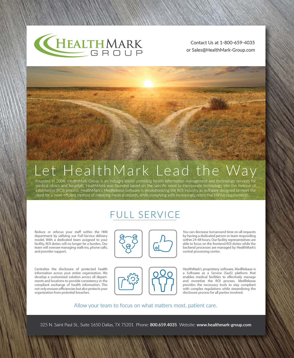 Diseño de Flyer por Alexandar para HealthMark Group | Diseño #14089460