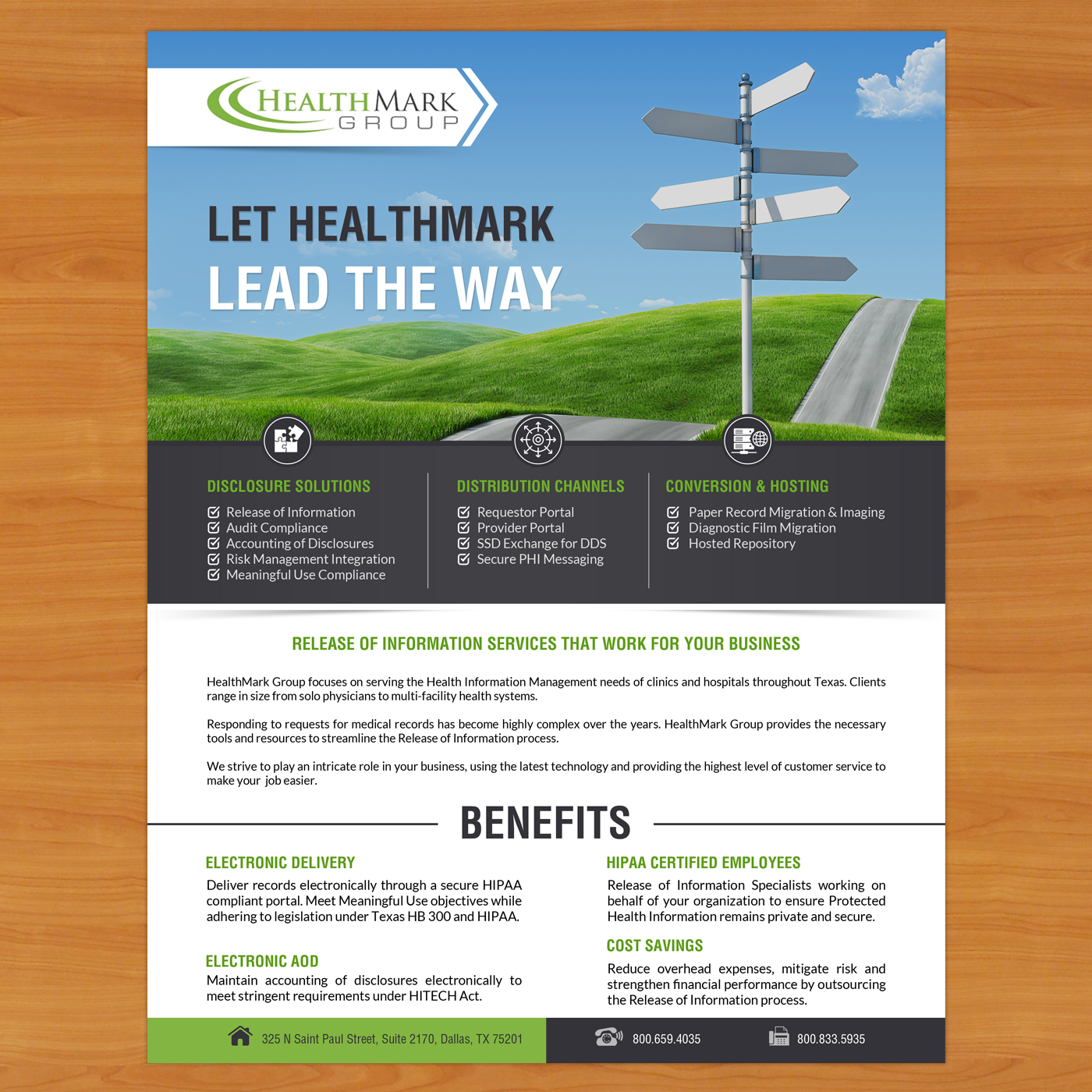 Flyer Design by debdesign for HealthMark Group | Design #14109967