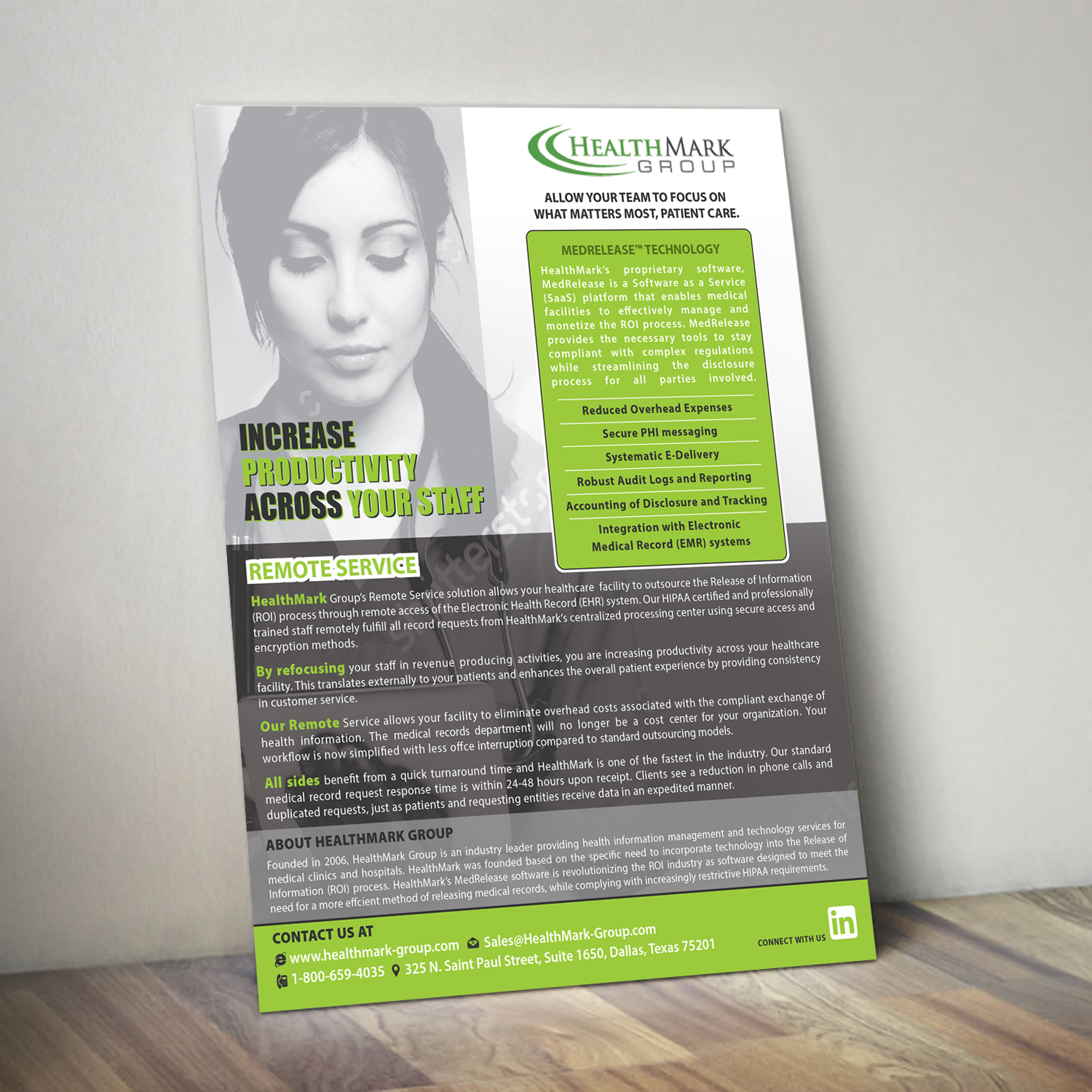 Flyer Design by tanmoy.pramanik for HealthMark Group | Design #14086170