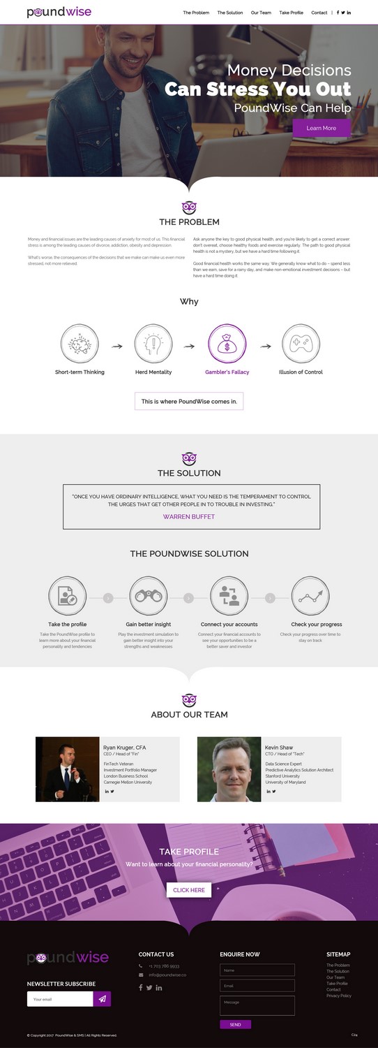 Web Design par pb pour PoundWise | Design #14056601