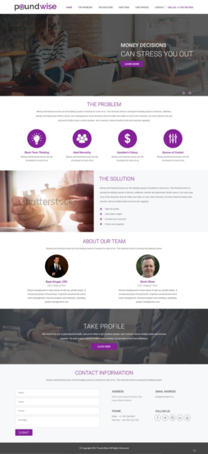 Web Design by pb for PoundWise | Design: #14056611