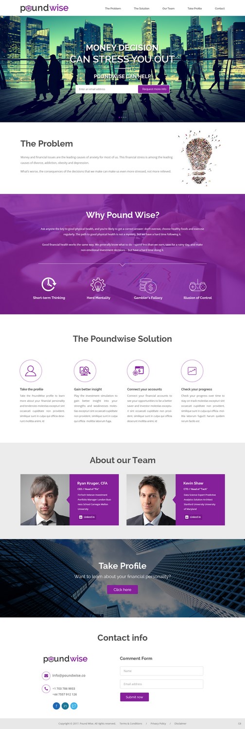 Web Design by pb for PoundWise | Design #14185975
