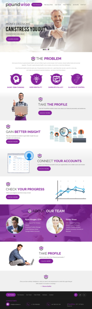 Web Design by rightway for PoundWise | Design: #14070851