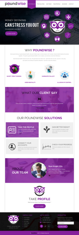 Web Design by rightway for PoundWise | Design: #14070855