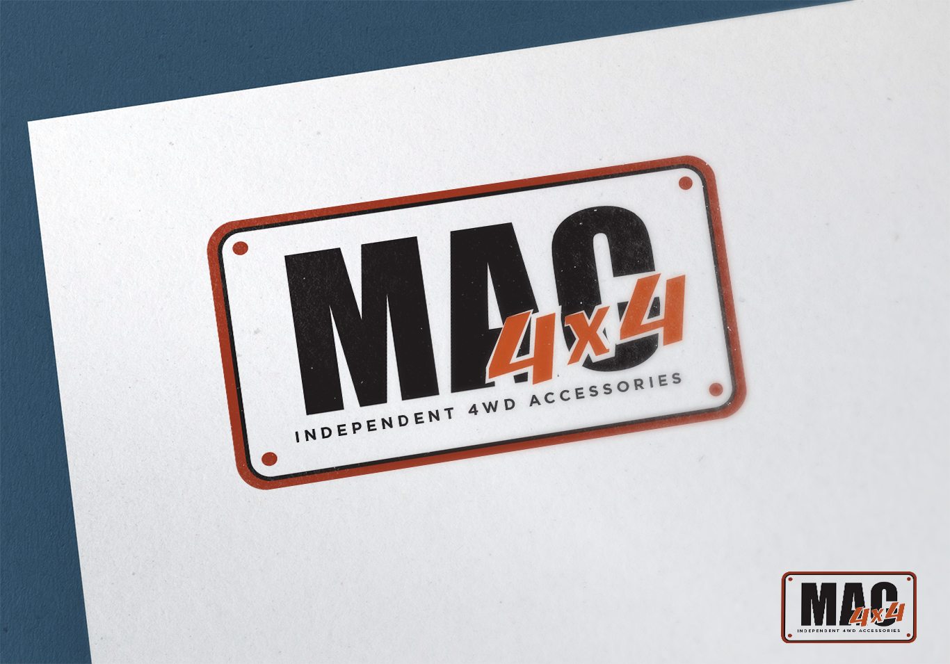 Logo Design by RM DSGNS for MAC 4x4 | Design #14095270