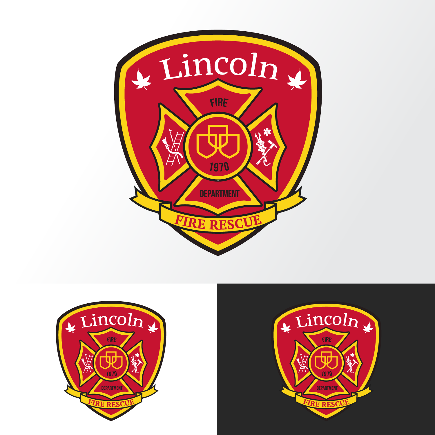Logo Design by Dom-dom for Lincoln Fire Rescue | Design #14055796