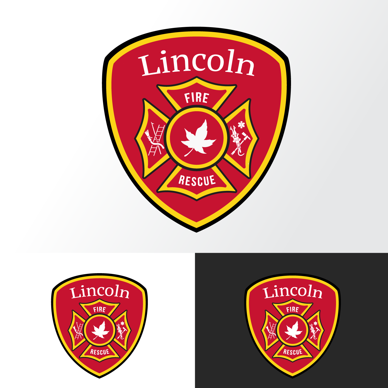Logo Design by Dom-dom for Lincoln Fire Rescue | Design #14143402