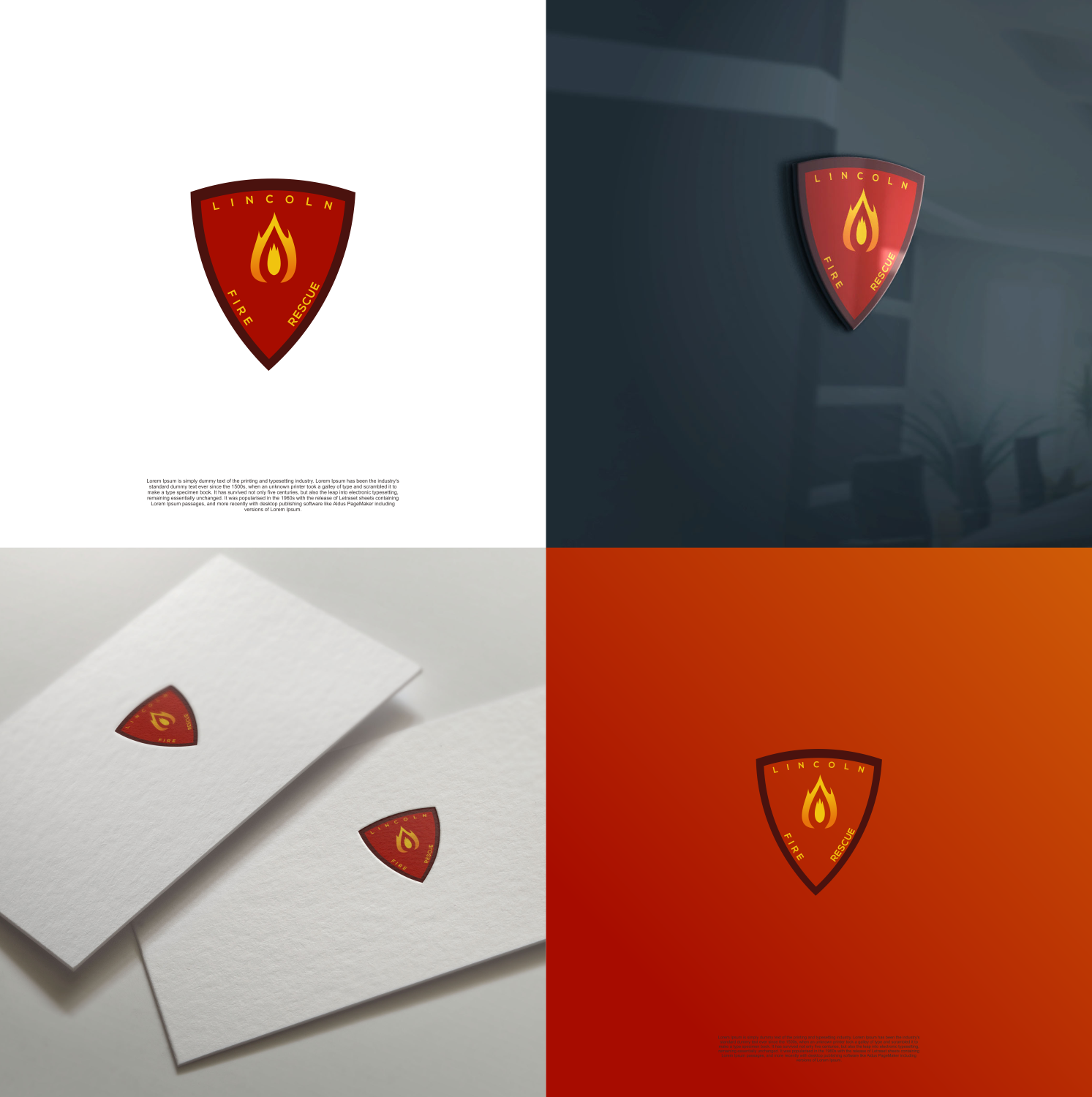 Diseño de Logo por Tukang Angon Kebo para Lincoln Fire Rescue | Diseño #14057050