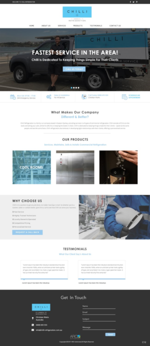Web Design by pb for this project | Design: #14072032