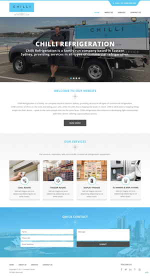 Web Design by pb for this project | Design: #14087423