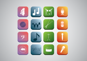 Create a Design for 40 music controllers | Design Icône par nafizrahat